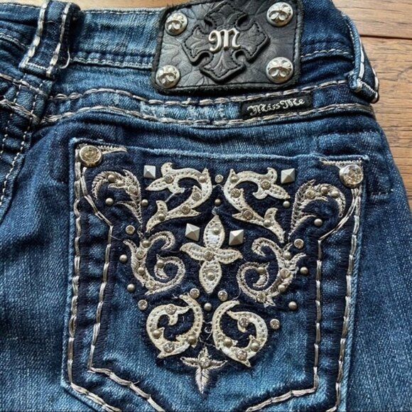 Miss me woman’s jeans size 28 hemmed - Picture 4 of 12